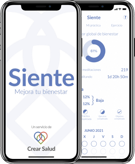 siente app screenshot